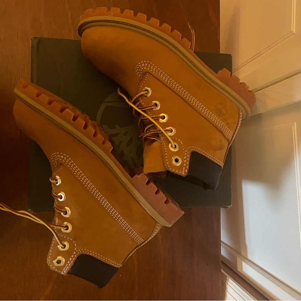Timberland premium 6 in waterproof boot wheat nubuck - Toddler - Picture 6 of 6